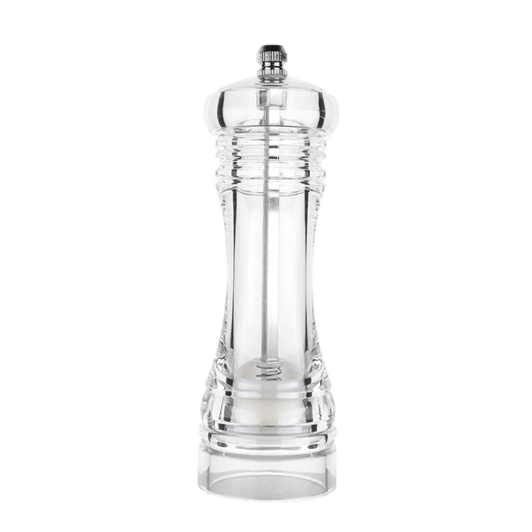 Máy xay tiêu trong suốt bằng acrylic, thủ công, lõi gốm, lọ gia vị đa năng, 4 inch, 5 inch, 6 inch