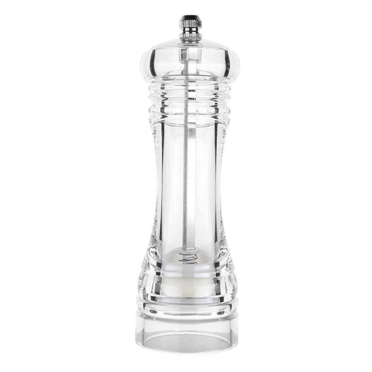 Máy xay tiêu trong suốt bằng acrylic, thủ công, lõi gốm, lọ gia vị đa năng, 4 inch, 5 inch, 6 inch