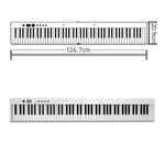 Đàn Piano Điện Tử Gập Gọn 88 Phím Wersi Cho Người Mới Tập Luyện, Phích Cắm CN, USB Màu Trắng, USB Màu Đen