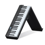 Đàn Piano Điện Tử Gập Gọn 88 Phím Wersi Cho Người Mới Tập Luyện, Phích Cắm CN, USB Màu Trắng, USB Màu Đen