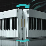 Đàn Piano Điện Tử Gập Gọn 88 Phím Wersi Cho Người Mới Tập Luyện, Phích Cắm CN, USB Màu Trắng, USB Màu Đen