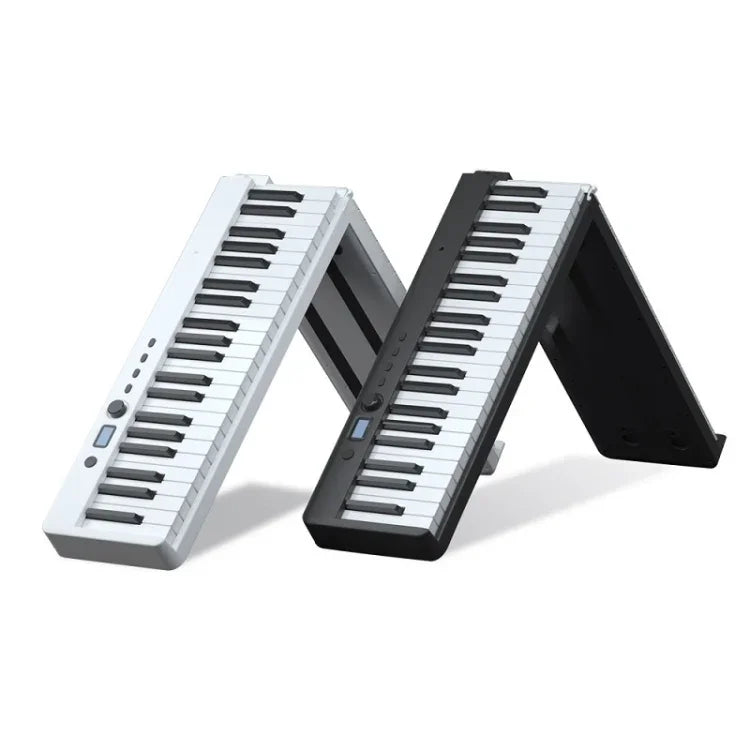 Đàn Piano Điện Tử Gập Gọn 88 Phím Wersi Cho Người Mới Tập Luyện, Phích Cắm CN, USB Màu Trắng, USB Màu Đen