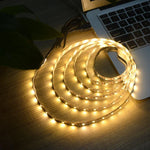 Đèn LED dây epoxy SMD 2835 nguồn USB trang trí bàn Giáng Sinh, đèn nền TV, 1m, 5m