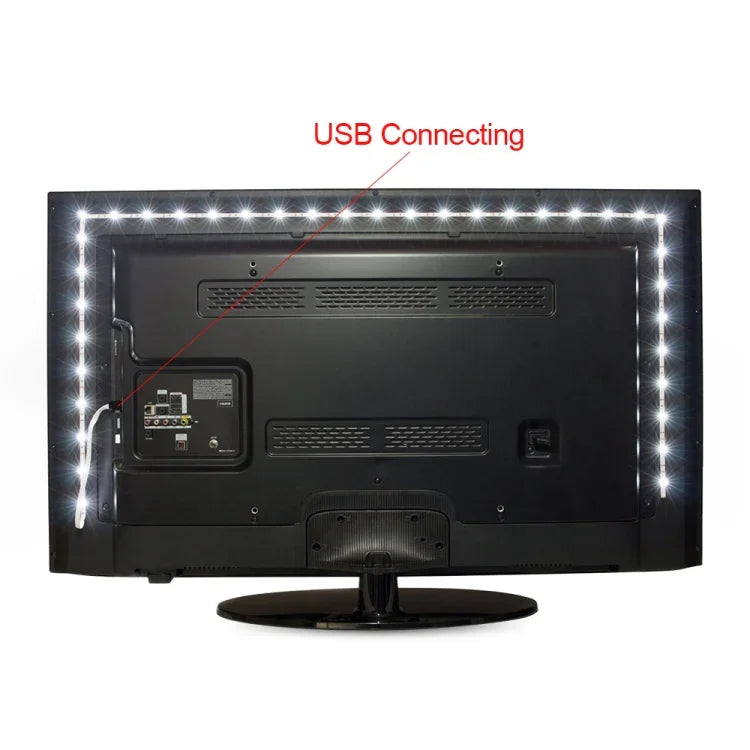 Đèn LED dây epoxy SMD 2835 nguồn USB trang trí bàn Giáng Sinh, đèn nền TV, 1m, 5m