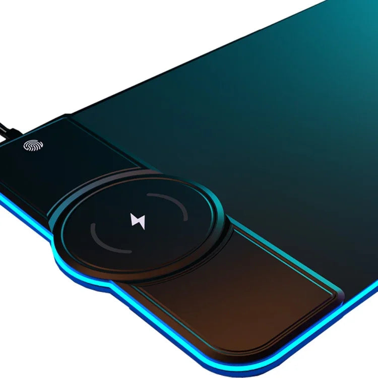 Bàn di chuột sạc không dây RGB01 10W, bàn di chuột phát sáng RGB, kích thước: 800 x 300 x 4mm