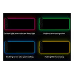 Bàn di chuột sạc không dây RGB01 10W, bàn di chuột phát sáng RGB, kích thước: 800 x 300 x 4mm