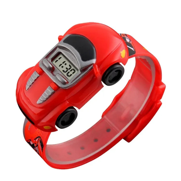 Đồng hồ kỹ thuật số trẻ em hình xe hoạt hình dễ thương SKMEI 1241, vàng, đỏ, xanh dương, đen, xanh nhạt