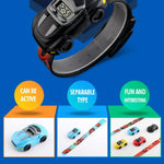Đồng hồ kỹ thuật số trẻ em hình xe hoạt hình dễ thương SKMEI 1241, vàng, đỏ, xanh dương, đen, xanh nhạt