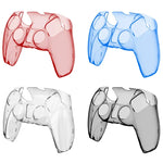 Ốp Vỏ Bảo Vệ Tay Cầm Điều Khiển Game PS5 KJH PS5-002 Trong Suốt Không Dây, Ốp Cứng Bảo Vệ PC Trong Suốt Cho PS5