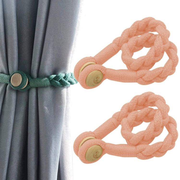 1 Cặp Dây Buộc Nam Châm Vặn Cho Rèm, Hồng, Xanh Xám, Vàng Hoàng Gia, Conran, Trắng Ngà, Xám Nhạt, Xám Đậm