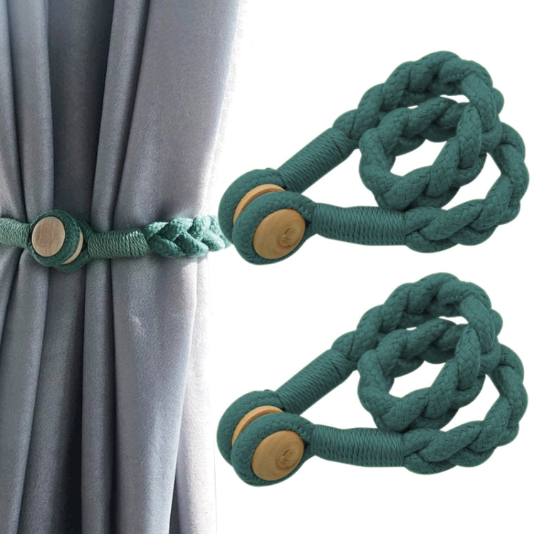 1 Cặp Dây Buộc Nam Châm Vặn Cho Rèm, Hồng, Xanh Xám, Vàng Hoàng Gia, Conran, Trắng Ngà, Xám Nhạt, Xám Đậm