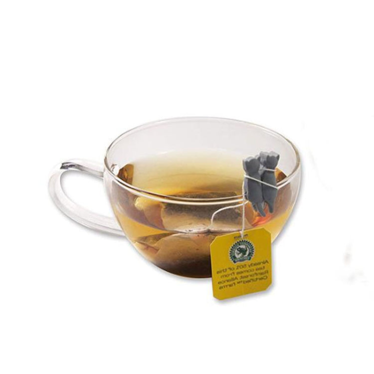 Bộ 6 cốc đánh dấu ly rượu cho mèo, móc treo túi trà, hình mèo