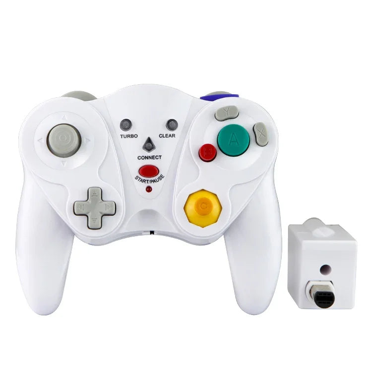 Tay Cầm Game Không Dây 2.4GHz HY-5201 Cho Nintendo NGC, HY-5201 Màu Trắng, HY-5201 Màu Tím, HY-5201 Màu Đen, HY-5201 Màu Cam, HY-5201 Màu Bạc
