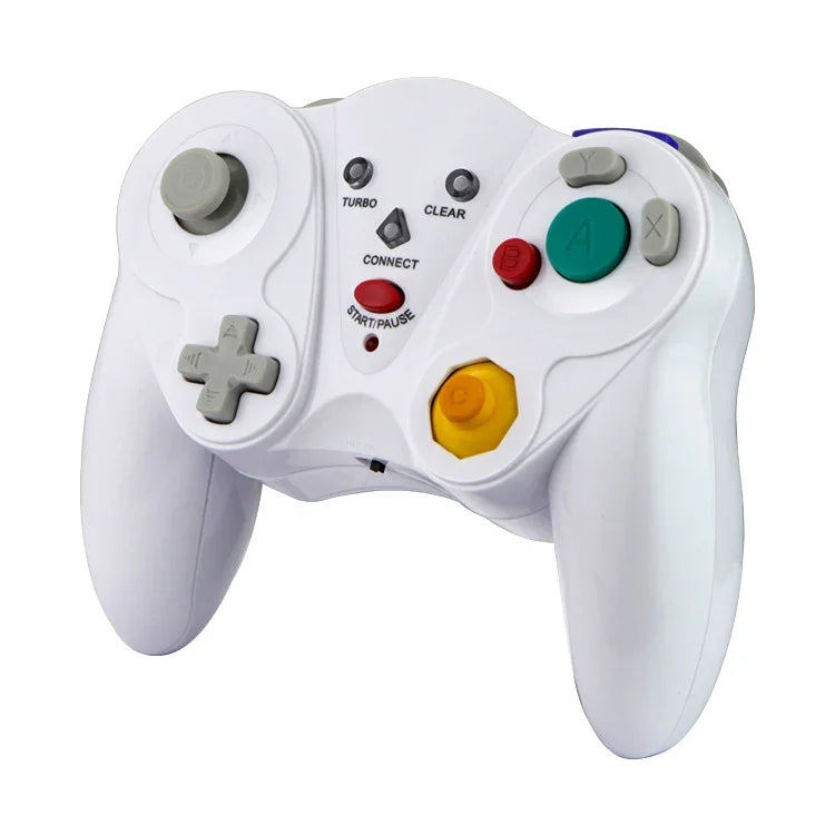 Tay Cầm Game Không Dây 2.4GHz HY-5201 Cho Nintendo NGC, HY-5201 Màu Trắng, HY-5201 Màu Tím, HY-5201 Màu Đen, HY-5201 Màu Cam, HY-5201 Màu Bạc