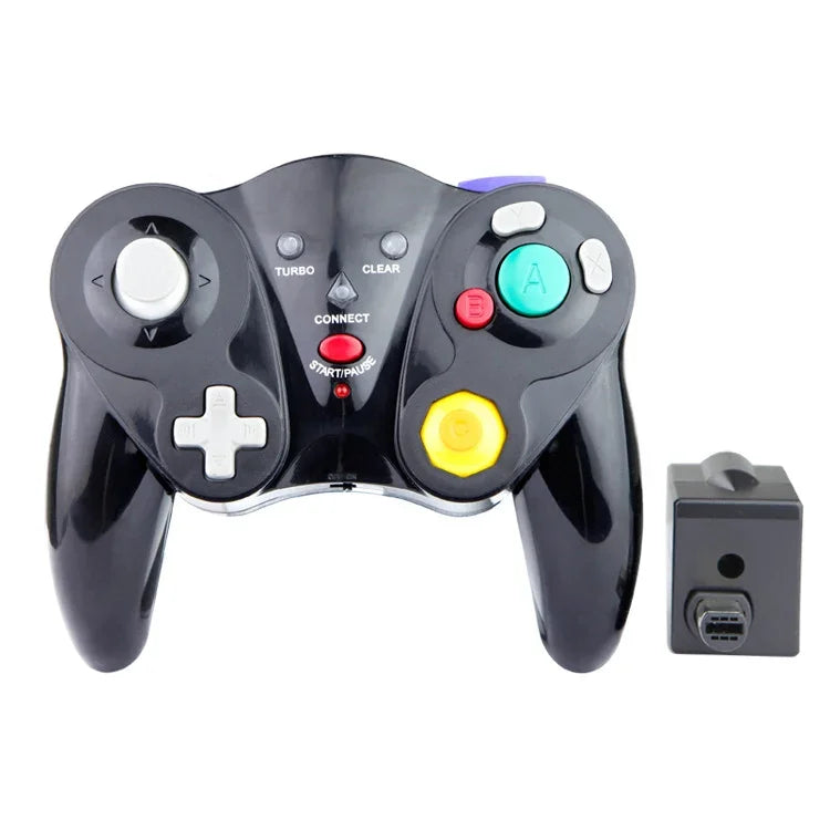 Tay Cầm Game Không Dây 2.4GHz HY-5201 Cho Nintendo NGC, HY-5201 Màu Trắng, HY-5201 Màu Tím, HY-5201 Màu Đen, HY-5201 Màu Cam, HY-5201 Màu Bạc