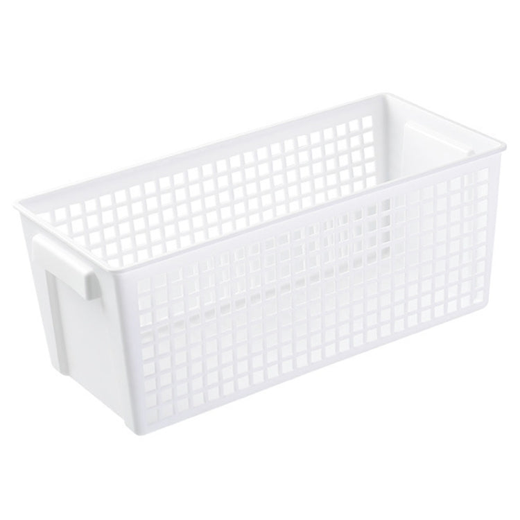 Giỏ đựng đồ ăn nhẹ & vật dụng để bàn Hình chữ nhật Giỏ nhựa đựng đồ, Nhỏ (Trắng), Nhỏ (Xanh nhạt), Lớn (Trắng), Lớn (Xanh nhạt)