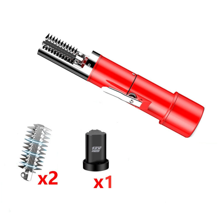 Dụng cụ cạo vảy cá điện tự động không dây dùng trong gia đình, phích cắm CN, pin đơn màu đen, pin đơn màu đen + đầu cắt, pin đôi màu đen, pin đôi màu đen + đầu cắt, pin đơn màu đỏ, pin đơn màu đỏ + đầu cắt