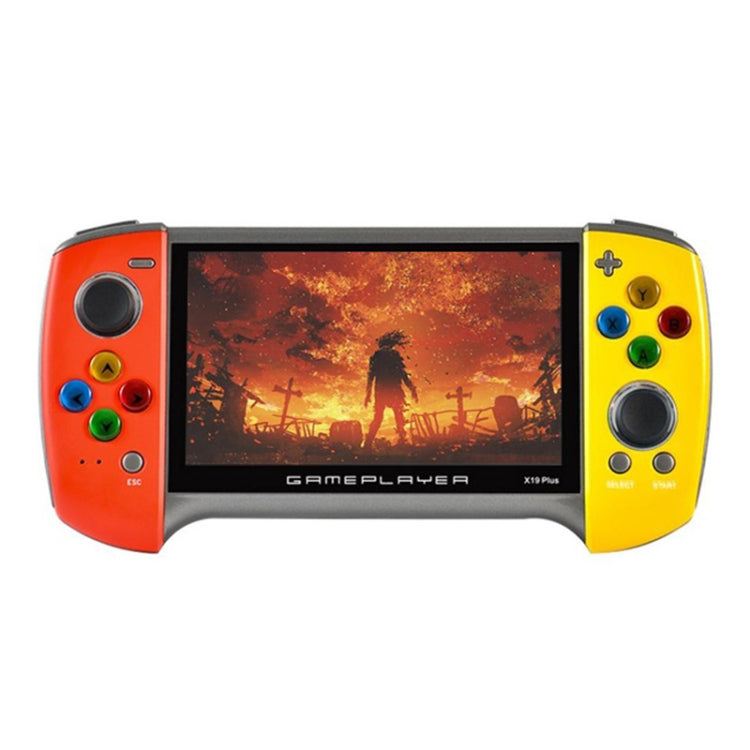 Máy Chơi Game Cầm Tay Màn Hình 5.1 Inch X19 Plus Bộ Nhớ 8G Hỗ Trợ Thẻ TF Mở Rộng & Xuất AV, X19 Plus / Đỏ+Vàng, X19 Plus / Đỏ, X19 Plus / Đỏ+Xanh Dương