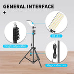 Đèn cắm trại ngoài trời đa chức năng di động có giá đỡ điều chỉnh, đèn làm việc