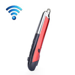 PR-08 Bút bảng điện tử không dây 2.4G 6 phím 1600DPI Bút đa chức năng chuột PPT lật trang, Trắng, Đỏ, Xanh, Đen, Xám bạc