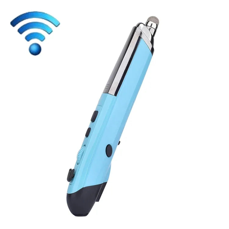 PR-08 Bút bảng điện tử không dây 2.4G 6 phím 1600DPI Bút đa chức năng chuột PPT lật trang, Trắng, Đỏ, Xanh, Đen, Xám bạc