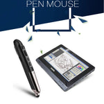 PR-08 Bút bảng điện tử không dây 2.4G 6 phím 1600DPI Bút đa chức năng chuột PPT lật trang, Trắng, Đỏ, Xanh, Đen, Xám bạc