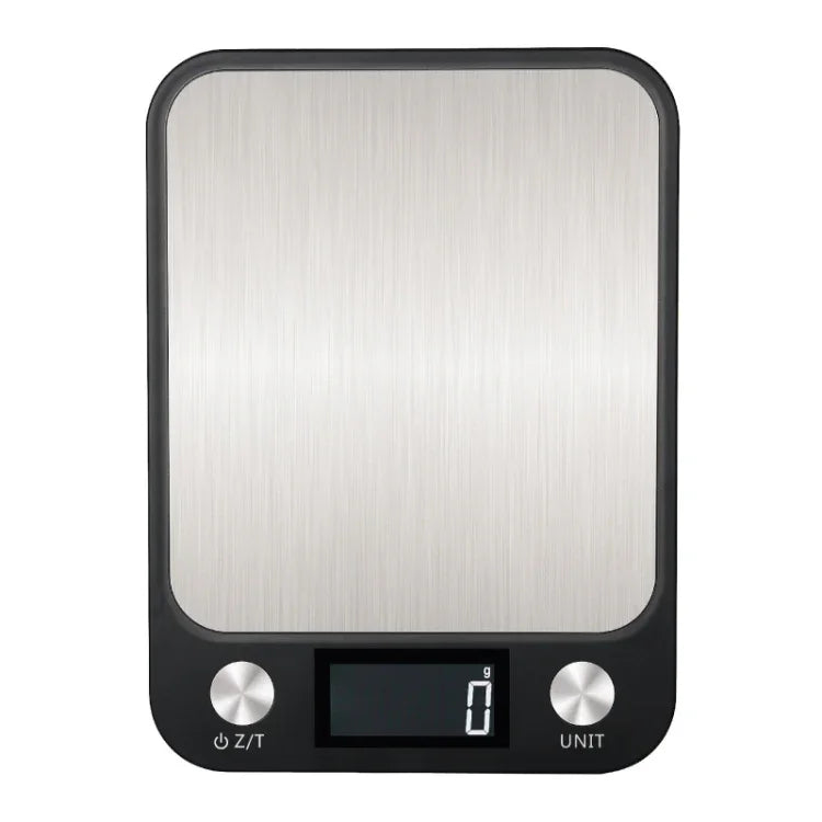 Cân thực phẩm nhà bếp nhỏ bằng thép không gỉ Cân điện tử nhà bếp di động, 5kg/1g (Đen), 10kg/1g (Đen), 5kg/1g (Trắng), 10kg/1g (Trắng)