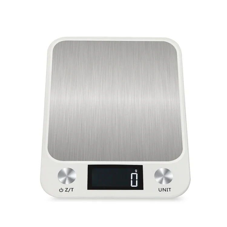 Cân thực phẩm nhà bếp nhỏ bằng thép không gỉ Cân điện tử nhà bếp di động, 5kg/1g (Đen), 10kg/1g (Đen), 5kg/1g (Trắng), 10kg/1g (Trắng)