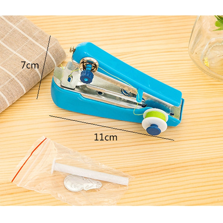 Máy may cầm tay mini nhỏ gọn đa chức năng gia đình, máy may thủ công bỏ túi, giao màu ngẫu nhiên