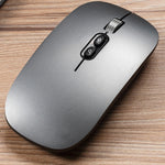 M103 1600DPI 5 Keys 2.4G Wireless Mouse Charging Ai Intelligent Voice Office Mouse, Support 28 Languages, White, Black, Silver, Rose Gold, Gray