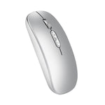 Chuột không dây M103 1600DPI 5 phím 2.4G sạc pin, chuột văn phòng thông minh AI hỗ trợ 28 ngôn ngữ, màu trắng, đen, bạc, vàng hồng, xám
