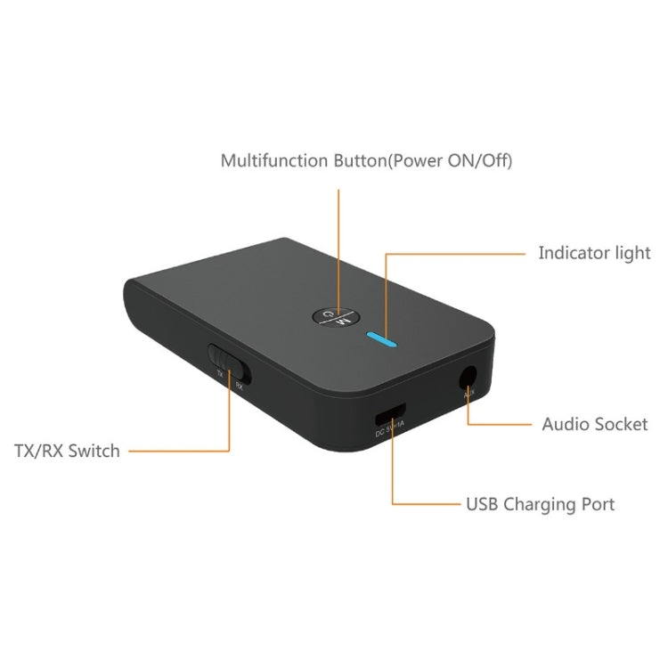 Bộ chuyển đổi âm thanh Bluetooth 5.0 2 trong 1 BT-6 bộ thu và phát, BT-6
