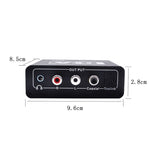 Bộ chuyển đổi âm thanh quang học sang analog NK-C6, điều chỉnh âm lượng, bộ giải mã kỹ thuật số sang analog, phích cắm EU, phích cắm US, kèm cáp USB