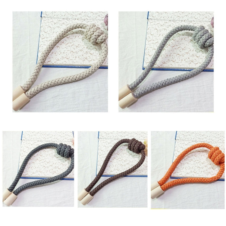 Dây buộc rèm A016 Không cần đục lỗ Lắp đặt dễ dàng Dây tua rèm nam châm, Màu be, Cà phê, Xám nhạt, Xám đậm, Cam