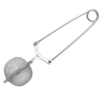 2 cái lọc trà lưới hình cầu bằng thép không gỉ, lọc cà phê thảo mộc gia vị