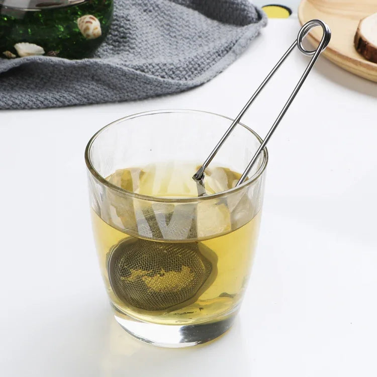 2 cái lọc trà lưới hình cầu bằng thép không gỉ, lọc cà phê thảo mộc gia vị