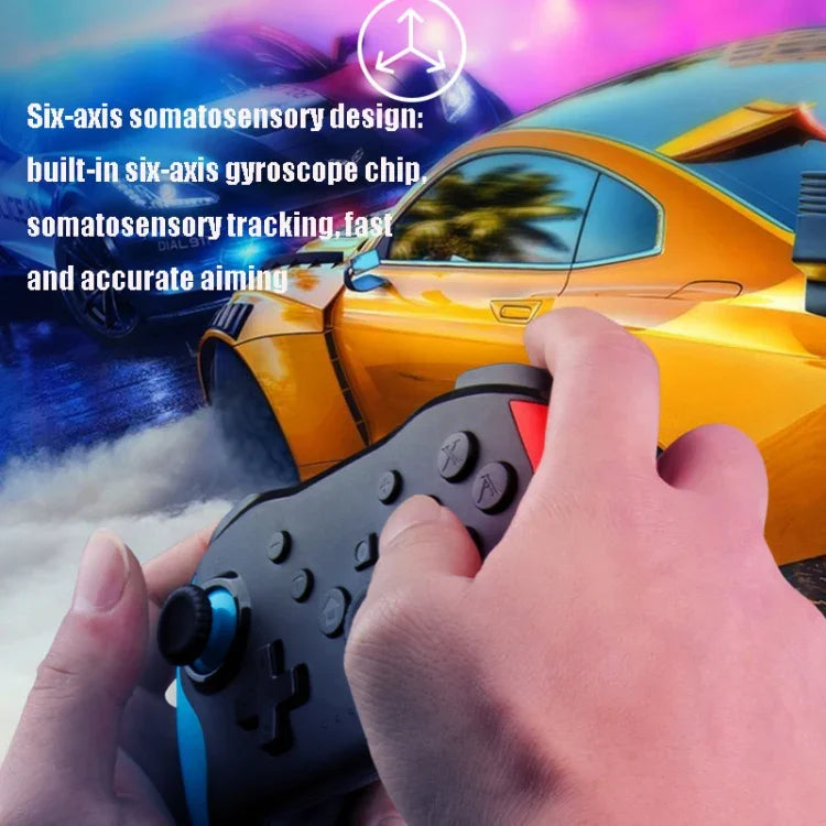 Bàn điều khiển chơi game Bluetooth không dây rung 6 trục NS009 cho Switch Pro