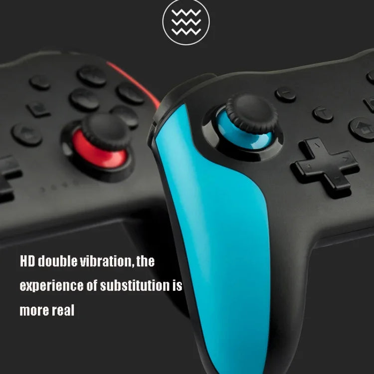 Bàn điều khiển chơi game Bluetooth không dây rung 6 trục NS009 cho Switch Pro
