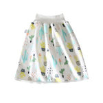 Tã vải chống thấm nước và chống rò rỉ cho bé, tã vải cotton có thể giặt, quần váy chống đái dầm, L