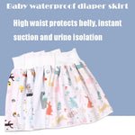 Tã vải chống thấm nước và chống rò rỉ cho bé, tã vải cotton có thể giặt, quần váy chống đái dầm, L