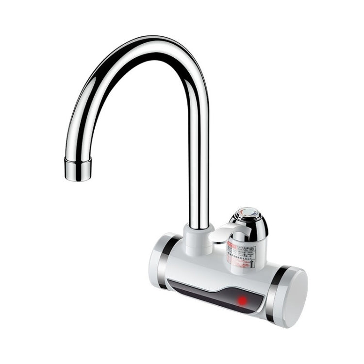 Vòi nước nóng lạnh điện tử nóng lạnh tức thì cho bếp, phích cắm EU, hiển thị đèn, đầu vào nước dưới, đầu vào nước bên, bảo vệ chống rò rỉ đầu vào nước dưới, bảo vệ chống rò rỉ đầu vào nước bên