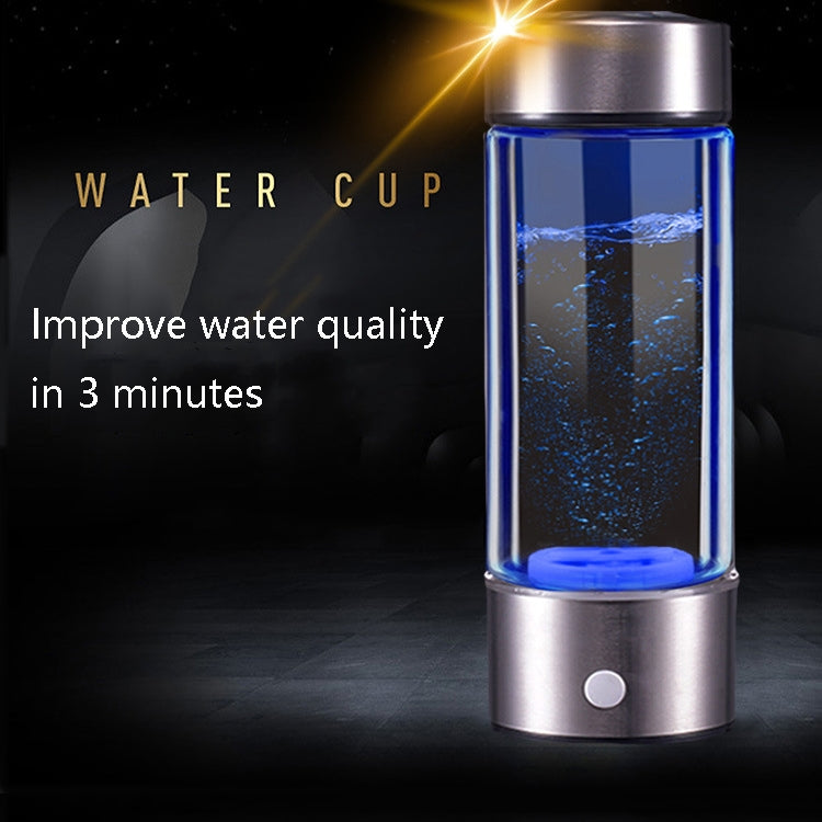 Cốc nước giàu hydro di động, máy phát ion âm nồng độ cao điện phân, dung tích 450ml