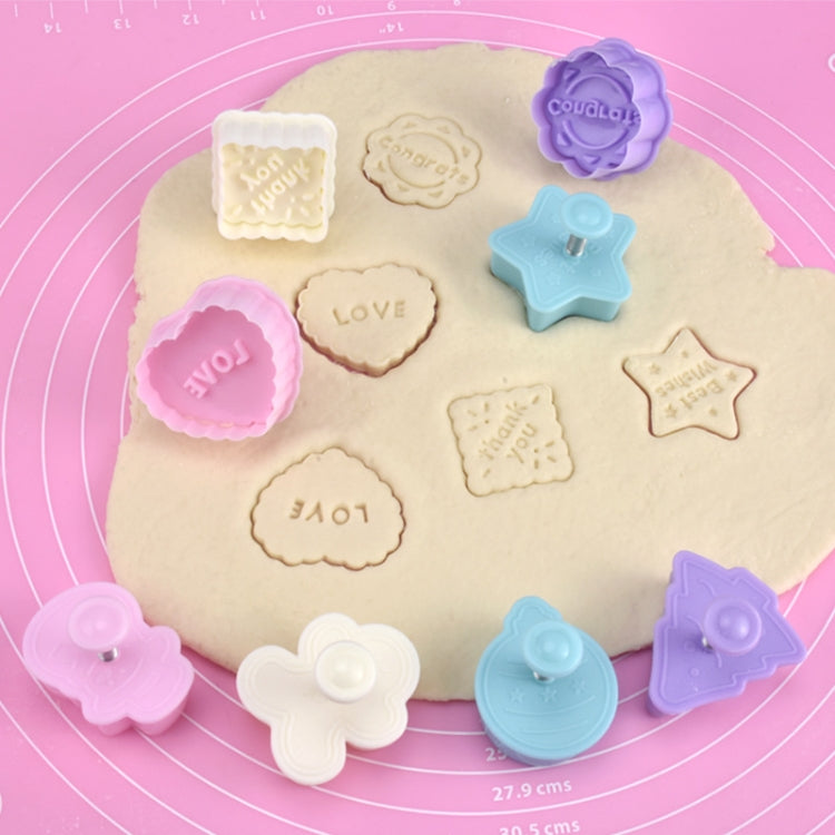 Khuôn bánh fondant và bánh quy 3D 4 trong 1, khuôn bánh đẩy, giao kiểu ngẫu nhiên