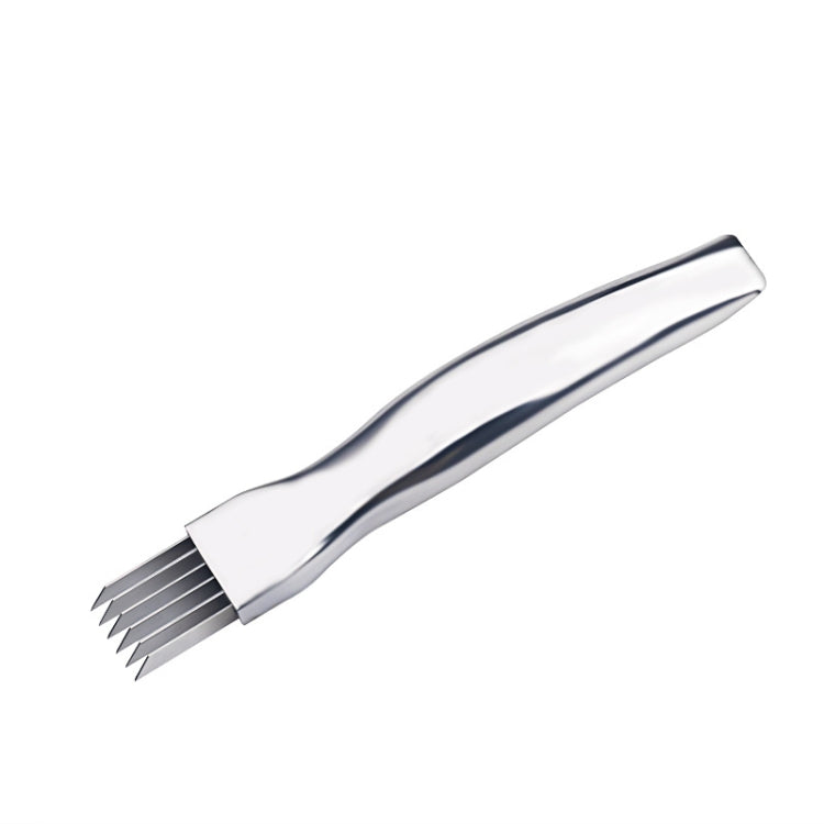 Dao hành lá bằng thép không gỉ, dụng cụ nhà bếp, kích thước 15.7x1.8cm