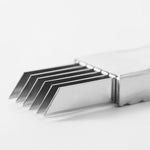 Dao hành lá bằng thép không gỉ, dụng cụ nhà bếp, kích thước 15.7x1.8cm