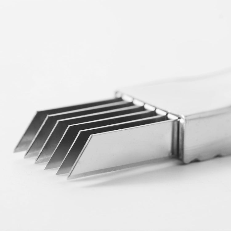 Dao hành lá bằng thép không gỉ, dụng cụ nhà bếp, kích thước 15.7x1.8cm
