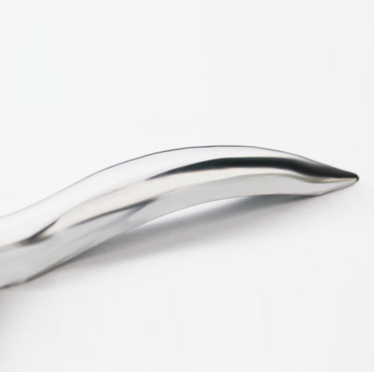 Dao hành lá bằng thép không gỉ, dụng cụ nhà bếp, kích thước 15.7x1.8cm