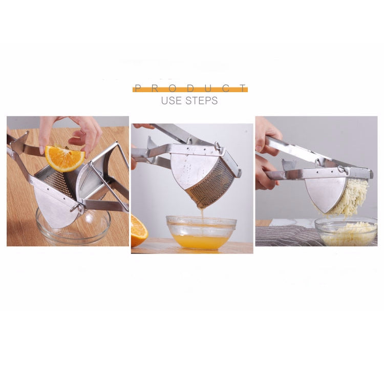 Dụng cụ nghiền khoai tây bằng thép không gỉ, máy ép trái cây nghiền khoai tây, dụng cụ nghiền khoai tây