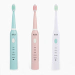 Bàn chải đánh răng điện DELIPU sạc pin, điều chỉnh 5 tốc độ sóng âm cho trẻ em và người lớn, chống nước, lông mềm làm trắng răng, cáp sạc USB (xanh dương), cáp sạc USB (trắng), đế sạc USB (xanh dương), đế sạc USB (hồng)