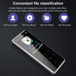 Máy nghe nhạc MP3 cảm ứng Bluetooth di động, máy ghi âm, sách điện tử, 4GB, 8GB, 16GB, 32GB
